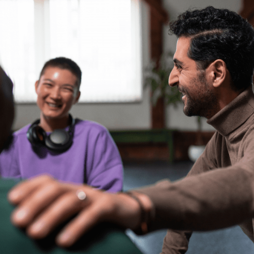 Supportive group therapy session for individuals undergoing cocaine addiction and detox in Nashville, fostering connection and healing.
